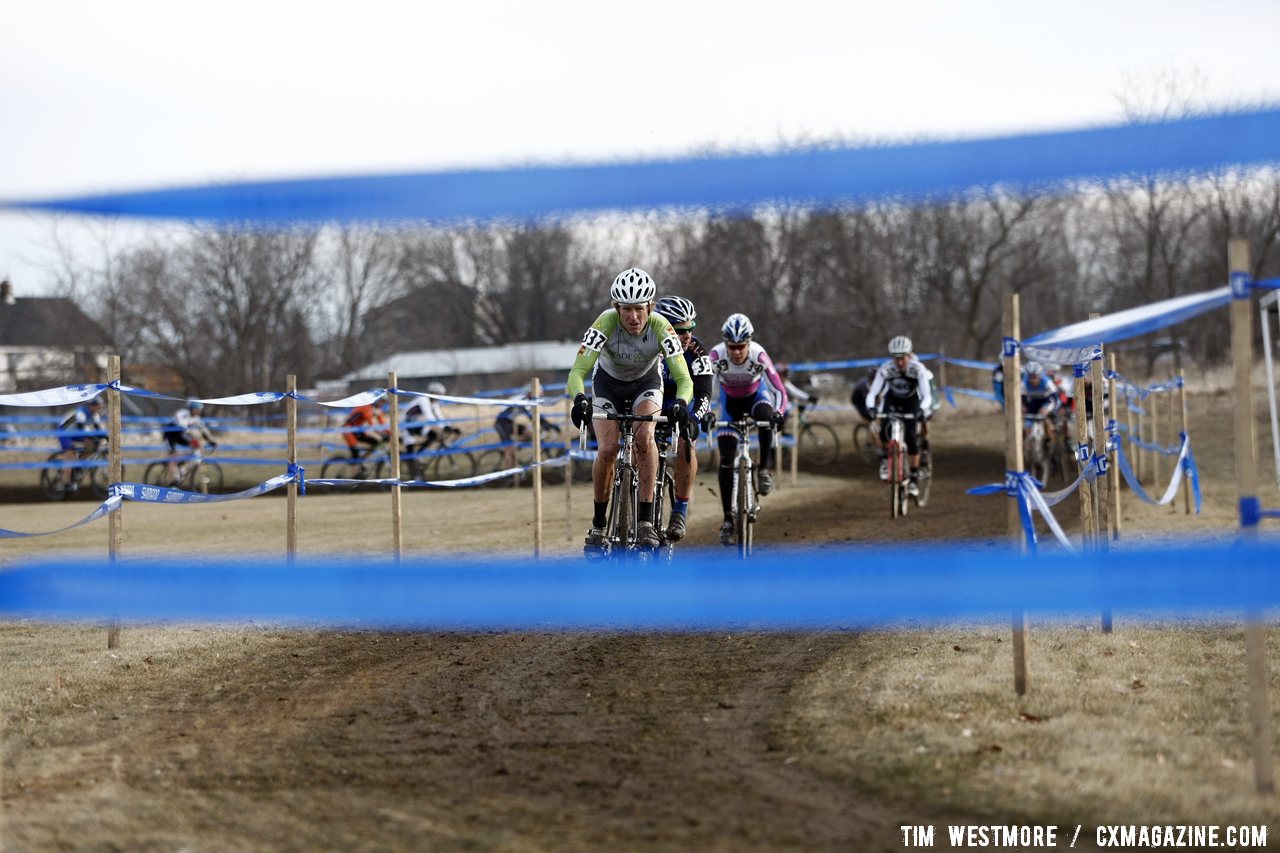 Tilford Was All In To Get the Holeshot © Cyclocross Magazine